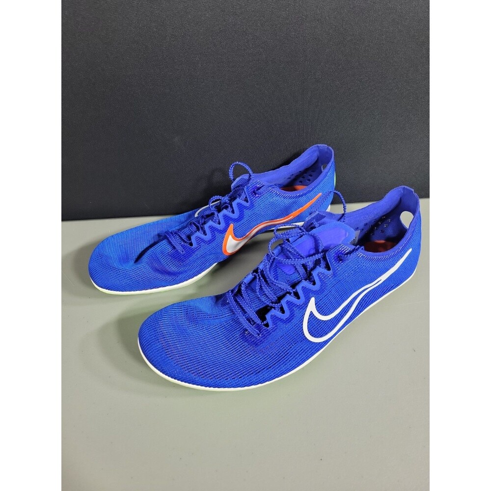 Nike Zoom Mamba 6 Size 12.5 Track & Field Distance Spikes Blue DR2733-400